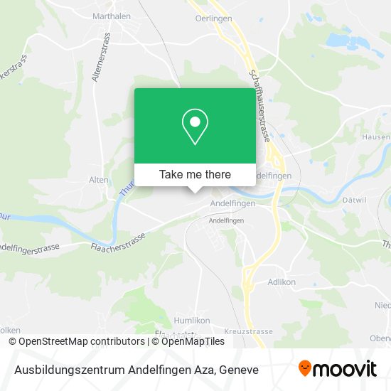 Ausbildungszentrum Andelfingen Aza map