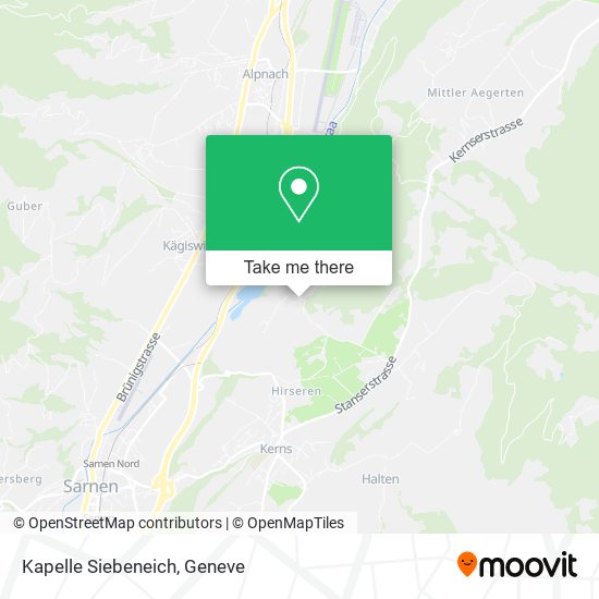 Kapelle Siebeneich map