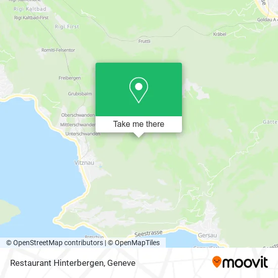 Restaurant Hinterbergen map