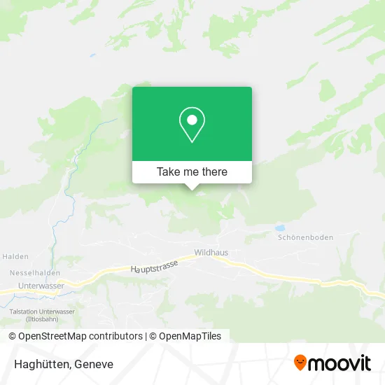 Haghütten map