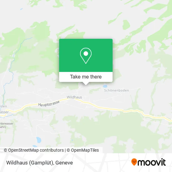 Wildhaus (Gamplüt) map