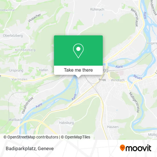 Badiparkplatz map