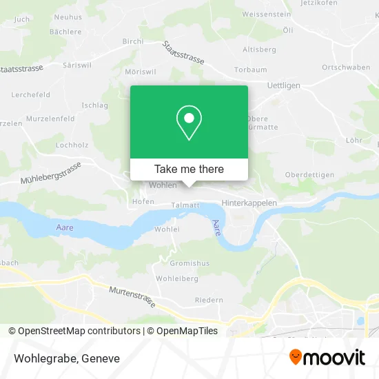 Wohlegrabe map