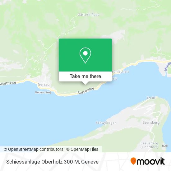 Schiessanlage Oberholz 300 M map