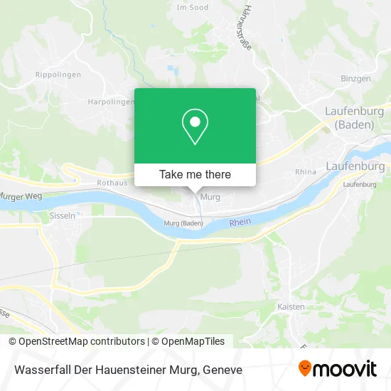 Wasserfall Der Hauensteiner Murg map
