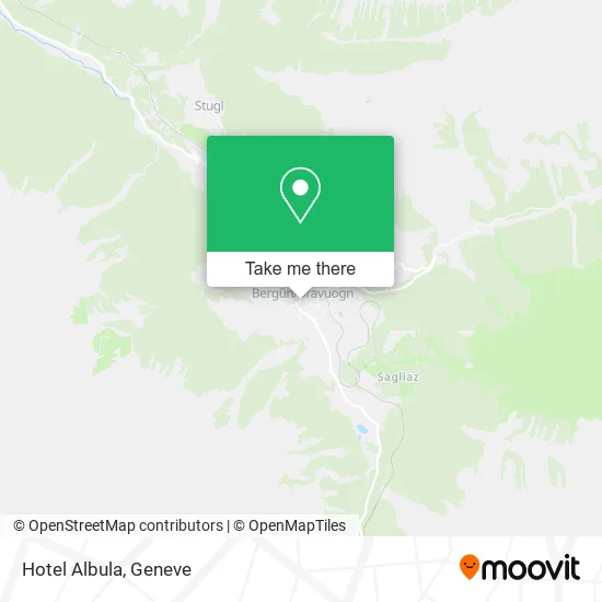 Hotel Albula map