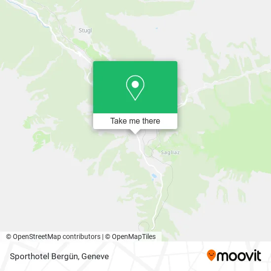Sporthotel Bergün map
