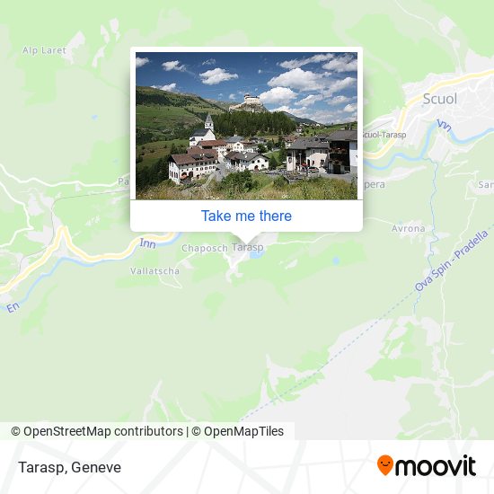 Tarasp map