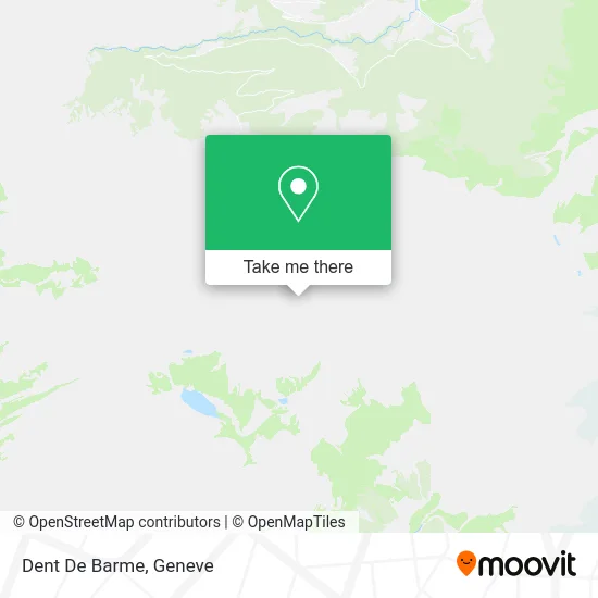 Dent De Barme map