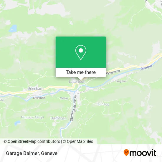 Garage Balmer map