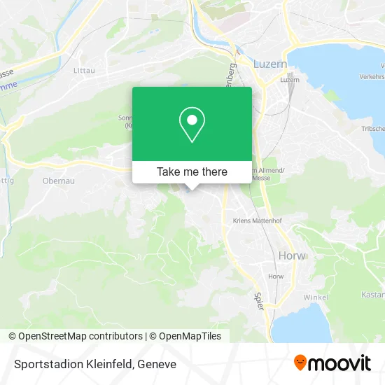 Sportstadion Kleinfeld map