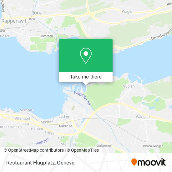 Restaurant Flugplatz map