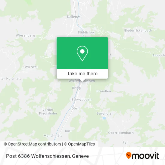 Post 6386 Wolfenschiessen map