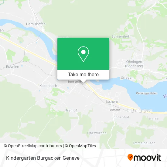 Kindergarten Burgacker map