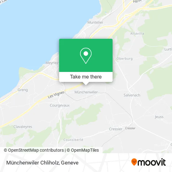 Münchenwiler Chliholz map