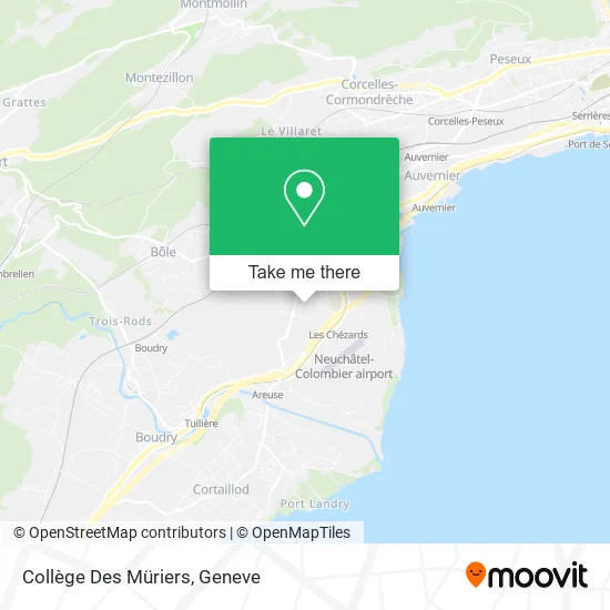 Collège Des Müriers map