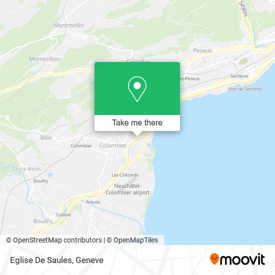 Eglise De Saules map