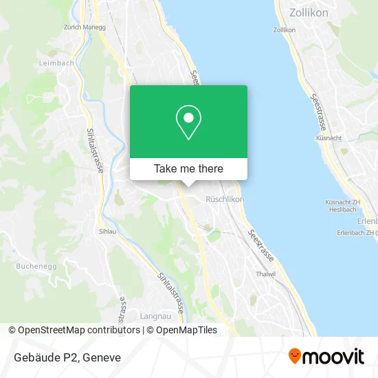 Gebäude P2 map