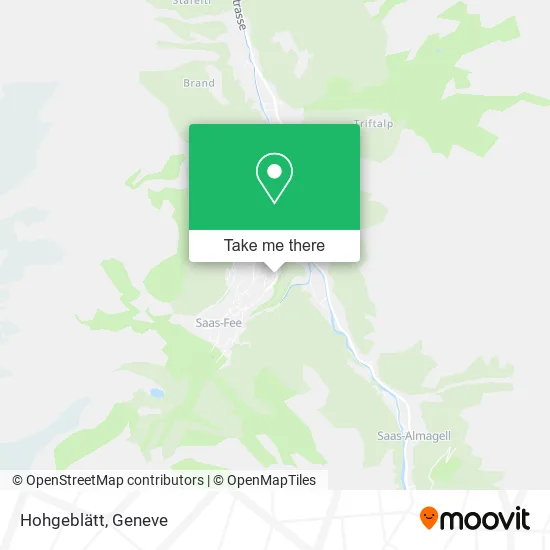 Hohgeblätt map