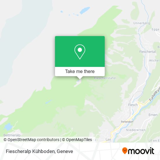 Fiescheralp Kühboden map