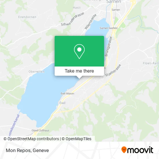 Mon Repos map