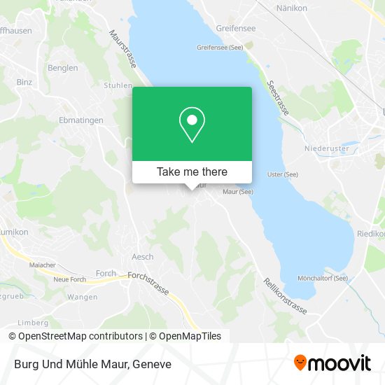 Burg Und Mühle Maur map