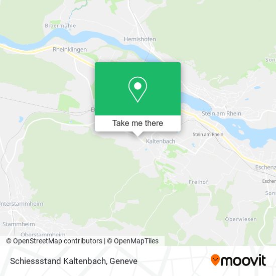 Schiessstand Kaltenbach map