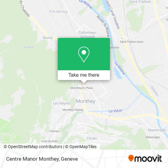 Centre Manor Monthey map