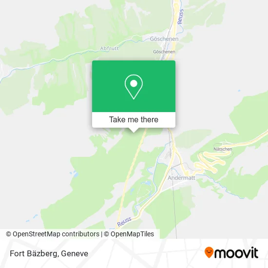 Fort Bäzberg map