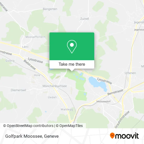 Golfpark Moossee map