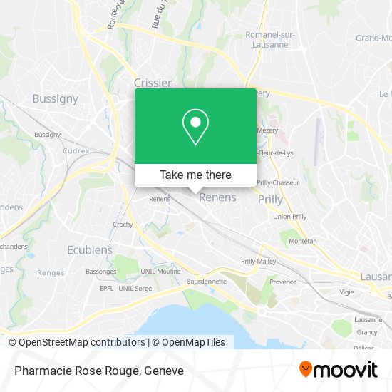 Pharmacie Rose Rouge map