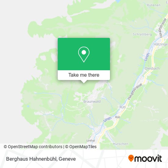 Berghaus Hahnenbühl map