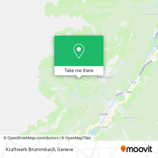Kraftwerk Brummbach map