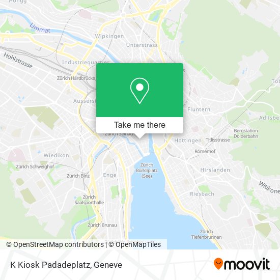 K Kiosk Padadeplatz map