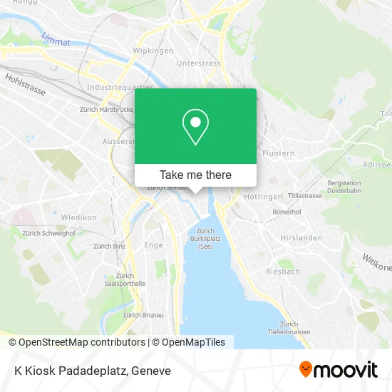 K Kiosk Padadeplatz map