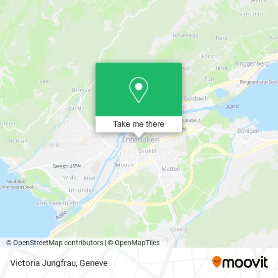 Victoria Jungfrau map