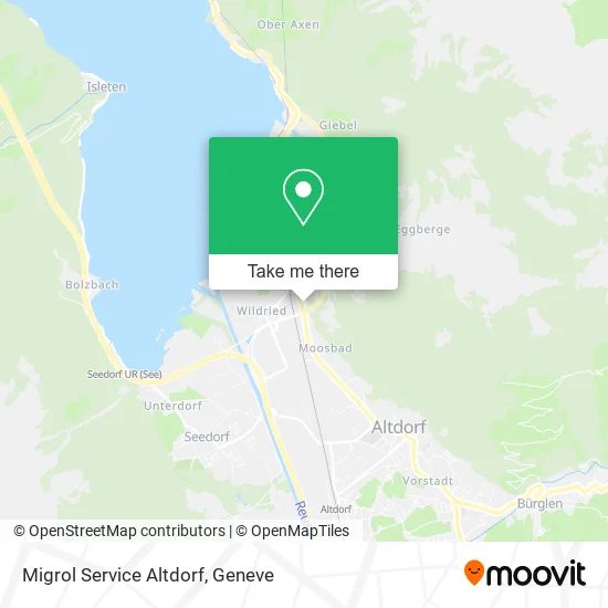 Migrol Service Altdorf map