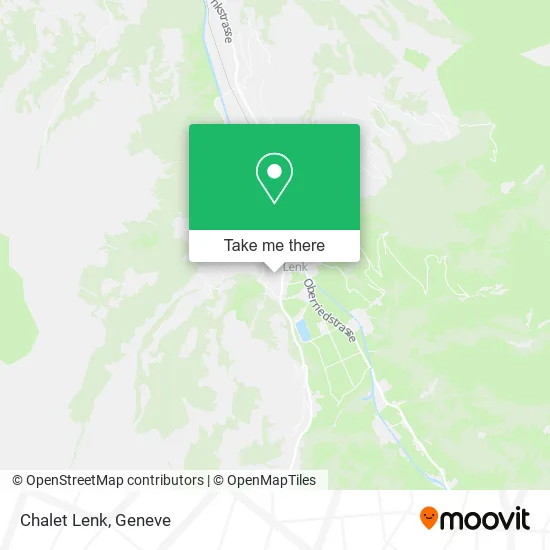 Chalet Lenk map