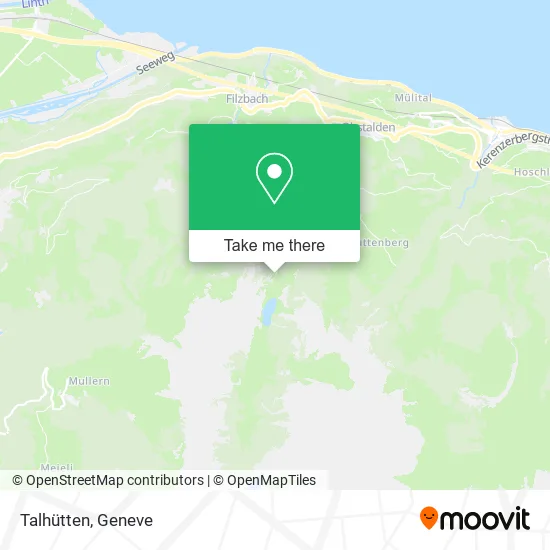 Talhütten map