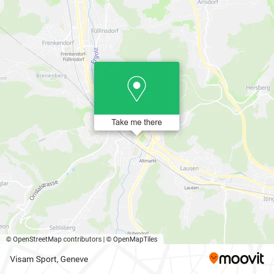 Visam Sport map