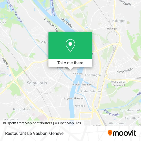 Restaurant Le Vauban map