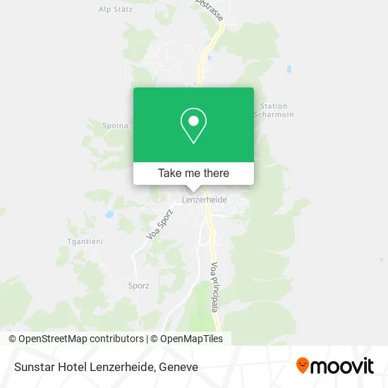 Sunstar Hotel Lenzerheide map