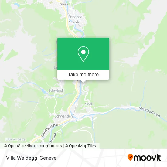 Villa Waldegg map