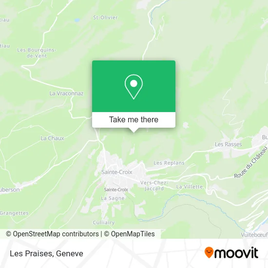 Les Praises map