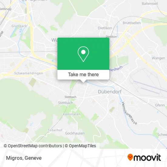 Migros map