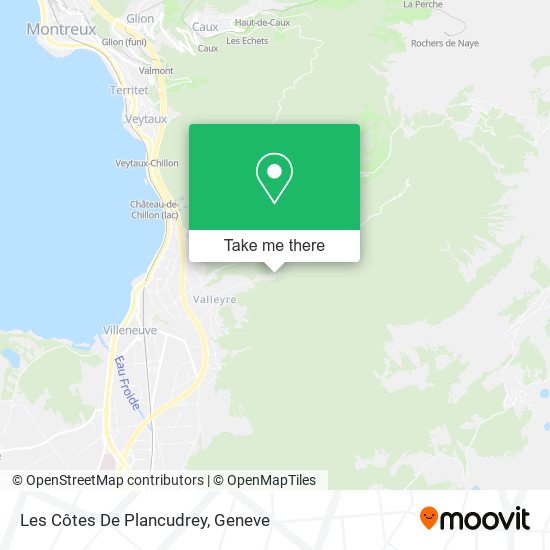 Les Côtes De Plancudrey map