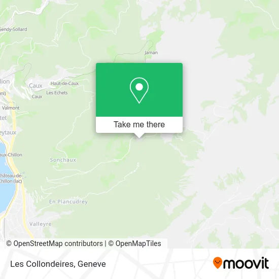 Les Collondeires map