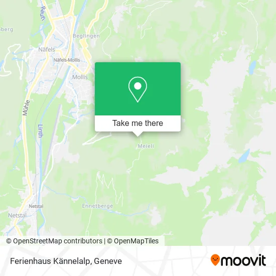 Ferienhaus Kännelalp map
