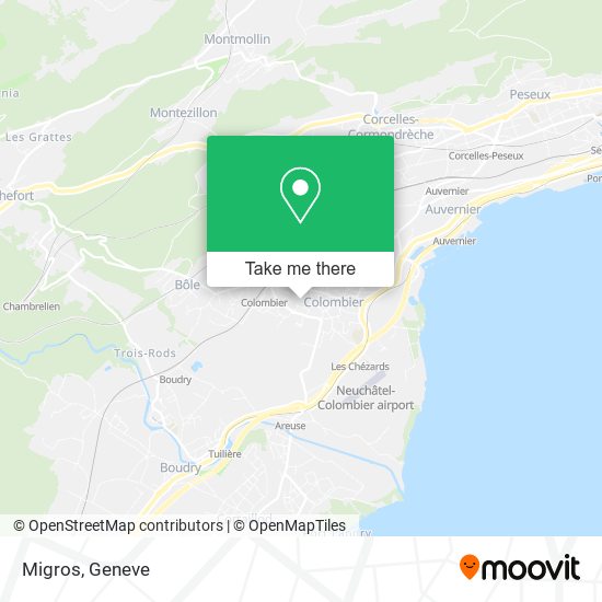 Migros map