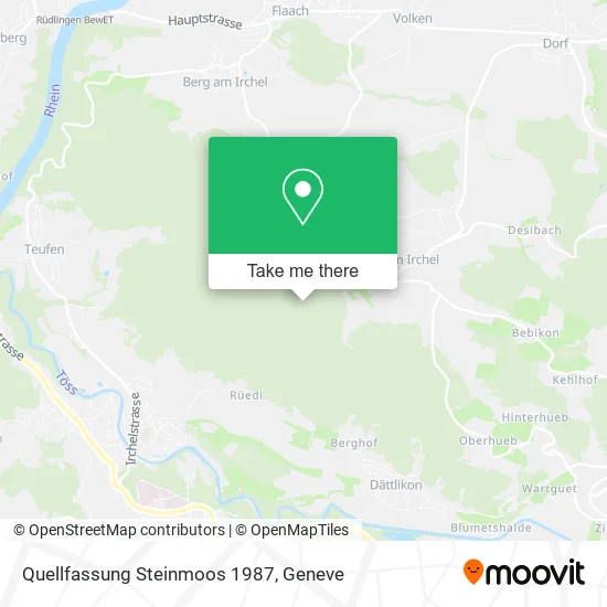 Quellfassung Steinmoos 1987 map